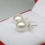 925 Sterling Silver Pearl Retro Stud Earrings For Women Luxury Designer Jewelry Accessories   GaaBou 3