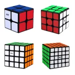 Qiyi Magic Cube 2x2 3x3 4x4 5x5 6x6 Black Stickers Educational Puzzle  Magic Cube Toys For Children Kids Gift Toy Cubo Magico