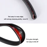 5M Car Door Edge Rubber Scratch Protector Strips Car Styling Mouldings Protection Side Doors Moldings Adhesive Scratch Tools New 5
