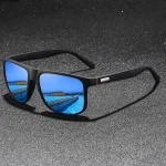 Fashion Outdoor driving sunglasses popular square frame sun glasses classic men's and women's fishing Hiking glasses