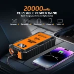 Power Bank 2000A Jump Starter Portable Charger Car Booster 12V Auto Starting Device Emergency Car Battery Starter 4