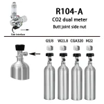2024 DIY Aquarium CO2 Regulator Electromagnetic Valve Bubble Counter CO2 Control System Fish Tank CO2 Pressure Reducing Valve 5