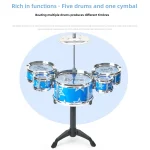 Drums, jazz drums, music enlightenment for children and babies, toys, imitation Musical Instruments, beginners practicing Musica 6
