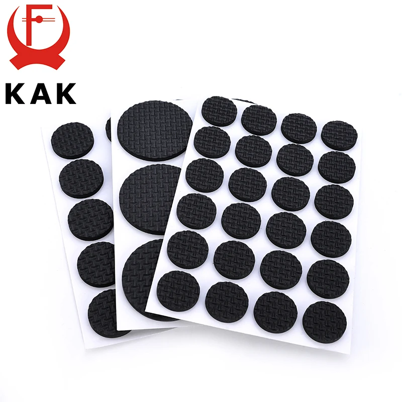 KAK 1-24PCS Self Adhesive Furniture Leg Feet Rug Felt Pads Anti Slip Mat Bumper Damper For Chair Table Protector Hardware KAK 1-24PCS Self Adhesive Furniture Leg Feet Rug Felt Pads Anti Slip Mat Bumper Damper For Chair Table Protector Hardware