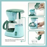 3PCS Electric Automatic Coffee Maker Juicer Blender Mixer Pretend Play Set Mini Household Appliances Kitchen Toys Kid Gift 4