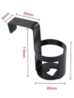 Car Headrest Phone Cup Holder 2 in 1 Universal Mount for iPhone Samsung All Phones Drinks Bottle Stand for Backseat Passenger 6