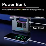 5 in 1 Car Jump Starter with air Compressor Portable Flashlight Starting Device Power Bank Battery Automotive Booster start 6