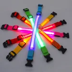 3 Modes Dog Luminous Charge Collar Led Usb Cat Dogs Collars Detachable Night Led Glow Dog Loss Prevention Collar Pet Accessories 2