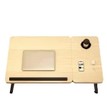 Bedside desk for dorm students, multifunctional foldable laptop desk, window sill desk board 2