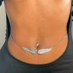 Stylish Wings Design Waist Chain Charm Style Fashion Belly Jewelry Sexy Beach Jewelry Bikini Accessory 3