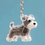 Clear Pet Hair Keychain Cute Dog Fur Keepsake Holder Creative Transparent Pet Hair Memorial Collection Pendant For Dog/Cat 5