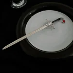 Sword Hairpin Headdress For Women Girls Chinese Style Vintage Hair Sticks DIY Hairstyle Ponytail Holder Hair Accessories Jewelry 5
