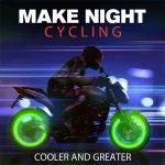 1-20PCS Luminous Car Tire Valve Cap Fluorescent Night Glowing Decor Motorcycle Bike Wheel Nozzle Dustproof Tyre Valve Stem Caps 4