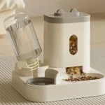 Automatic Feeder Dog Cat Food Bowl With Water Fountain Large Capacity Pet Food Storage Dispenser Container Puppy Pet Accessories 3