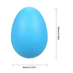 10Pcs Egg Shakers Musical Instruments Percussion Egg for Kids Puzzle Toys Easter Egg Shaker for Early Education Learning Gifts 6