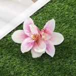 Orchid Flowers Hair Clips Bohemian Small Hairpin Bridal Barrette Beach Wedding Flower Women Holiday Hair Clip Hair Accessories 6