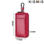 Genuine Leather KeyChain Unisex Key Bag Multifunction Organizer Wallet Holder Smart Housekeeper Car Small Key Case Keys Pouch 5