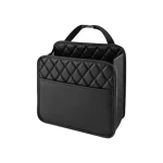 Multifunctional Car Seat Storage Bag Leather Auto Organizer Garbage Bag Universal Fit For Most Car Models 3