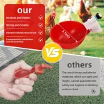 5-20Pcs Automatic Chicken Duck Drinking Cup Drinker Larger Chicken Feeder Plastic Poultry Farm Water Dispenser Quail Supply 2