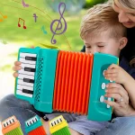 Accordion Toy for Kids Musical Indoor and Outdoor Playing Musical Instrument Educational Toys Gifts for Toddlers Boys Girls 2