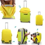Luggage Cover Stretch Fabric Suitcase Protector Baggage Dust Case Cover Suitable for18-32 Inch Suitcase Case Travel Organizer 6