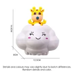 Baby Bath Toy, Bathing Cute Swimming Water Spraying Clouds Shower Bath Toy For Kids Water Playing Toy 3