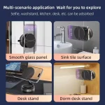 Magnetic Phone Holder for car 360° Rotatable Foldable & Adjustable Magnetic Car Mount 2pcs 6