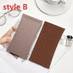 Self-Closing Artificial Leather Long Wallet Passport Driver's License ID Holder Headphone Data Cable Storage Cash Pouch 5