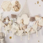 Jumbo Plush Hammock - Cute Stuffed Animal Storage Net, Nursery & Bedroom Wall Decor. 2