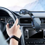 Universal Car Phone Holder - Dashboard Windshield Desk Mount for GPS Navigation Secure Hanging Bracket 3
