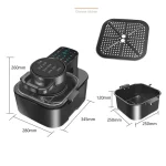 9L Smart Air Fryer Home Multi-functional Large Capacity Touch Screen Non-stick with Reservation Feature Perspective Oven 6