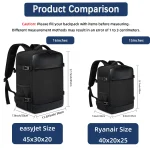 Ryanair 40x20x25 and Easyjet 45x36x20 Cabin Bag Travel Backpack Unisex Laptop Backpack Outdoor Travel Backpack Student.School 4