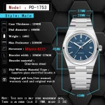 Pagani Design Men's Fashion Automatic Mechanical Watch Miyota8215 Luxury Sapphire AR Coated Stainless Steel Waterproof 6