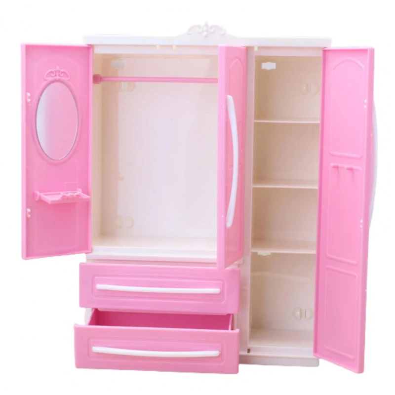 Family Wardrobe Play Doll Accessories Fashion Mini Accessories Wardrobe For Kids Creative Dream House Furniture Girl Gift Toys Family Wardrobe Play Doll Accessories Fashion Mini Accessories Wardrobe For Kids Creative Dream House Furniture Girl Gift Toys