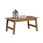 Wood Rectangle Coffee Table, Walnut Finish 2