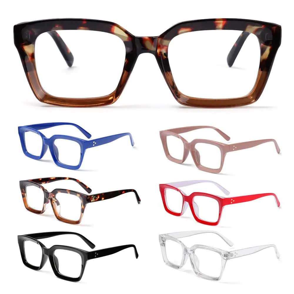 Men Women Fashion Oversized Square Reading Glasses Large Frame Presbyopia Eyeglasses Diopter +1.0~+3.0 Men Women Fashion Oversized Square Reading Glasses Large Frame Presbyopia Eyeglasses Diopter +1.0~+3.0