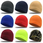 Windproof Women Men Polar Fleece Warm Beanie Hat Cap Male Lady Autumn Winter Soft Comfortable Ski Cycling Cap Hat For Women Men 2