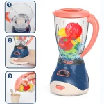 Mini Household Appliances Kitchen Toys, Pretend Play Set with Coffee Maker Blender Mixer and Toaster for Kids Boys Girls Gifts 5