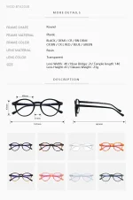 ZENOTTIC  Anti Blue Light Blocking Reading Glasses Women Men Anti-Glare Presbyopic Computer Eyeglasses Diopter from +0 to +4.0 5