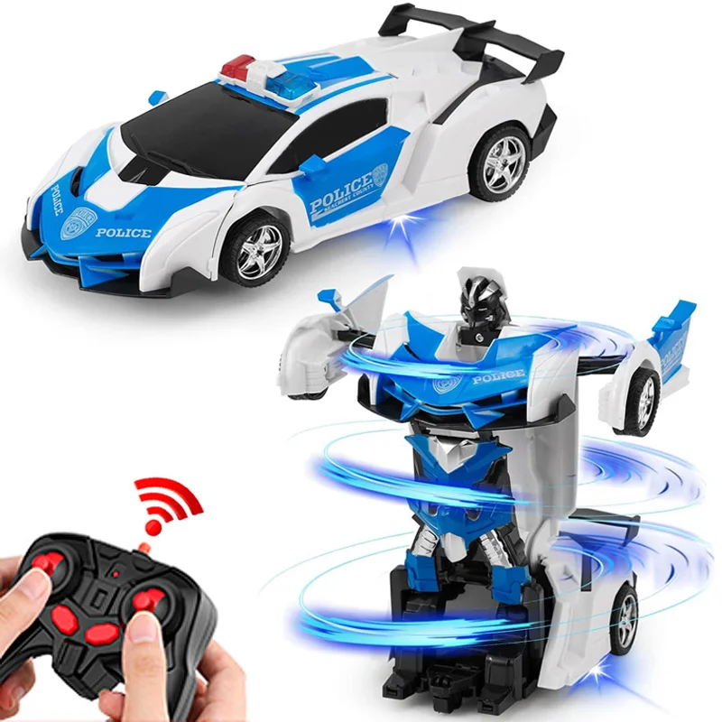 Electric RC Car 2 In 1 Transformation Robots Sports Vehicle Model Robots Boys Toys Remote Cool RC Deformation Cars Kid Toy Gifts Electric RC Car 2 In 1 Transformation Robots Sports Vehicle Model Robots Boys Toys Remote Cool RC Deformation Cars Kid Toy Gifts
