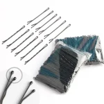 50pcs Women Girls Solid Bobby Pin Hair Clip Casual Curly Wavy Grips Hairstyle Hairpins Styling Hair Accessories 5cm 5