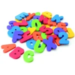36pcs/set Alphanumeric Letter Bath Puzzle EVA Kids Baby Toys New Early Educational Kids Bath Funny Toy Bath Toys 5