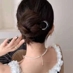 U-Shaped Hair Stick Fashion Tortoiseshell Acetate Hairpin Women Geometric Headwear Fork Girls New Hair Clips Accessories 5