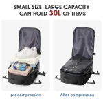 Vacuum Backpack Travel Bag for Men Large Capacity Backpack Business Laptop Backpack Women Men Expandable Backpack School Bag 5
