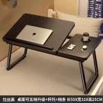 Bedside desk for dorm students, multifunctional foldable laptop desk, window sill desk board 4