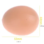 6/12/18/24pcs Plastic Eggs Chicken House Small Fake Eggs Farm Animal Supplies Cages Accessories Guide Chicken Nest Egg Painting 3