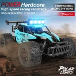 Remote Control Car RC Drift Racing 1:16 Vehicle Off Road Alloy 2.4G Radio High-Speed Trucks With LED Light Climbing Gift Kid Toy 3