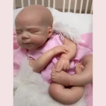 2 Sets Clothes & Washable Pascale Whole Body Silicone Bebe Reborn Girl With Open Mouth Soft Touch Newborn Silicone Girl Doll 5
