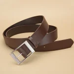 New Luxury Belt for Men PU Leather Belt Metal Pin Buckle High Quality Famous Brand Designer Waist Strap Belts for Jeans Men Belt 5