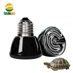 25/50/75/100W E27 Reptile Pet Heating Lamp Black Infrared Ceramic Emitter Heat Light Bulb Turtle Lizard Pet Brooder 220V 2